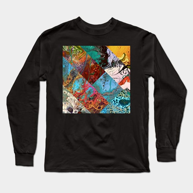 abstract art Long Sleeve T-Shirt by Azorean1963